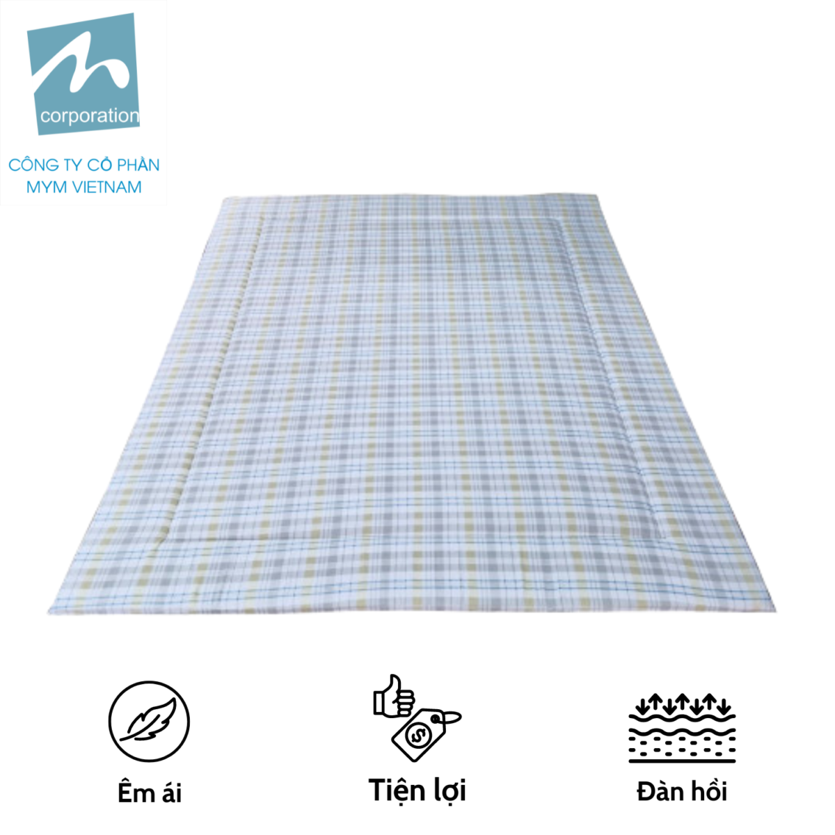 Nệm Gấp Tiện Lợi Microfiber 160x200cm Mẫu 03