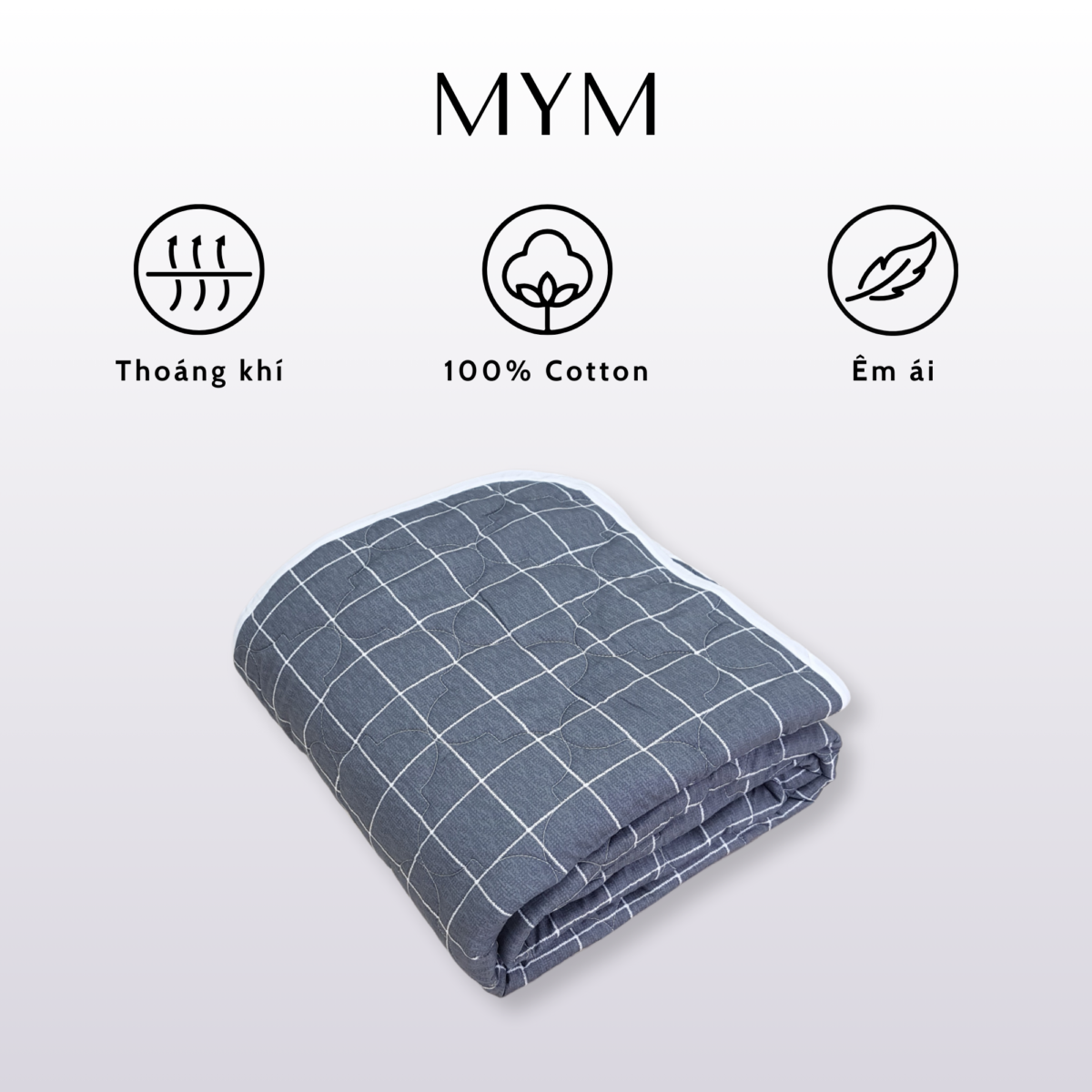 Chăn Cotton In Hoạ Tiết Mẫu 18