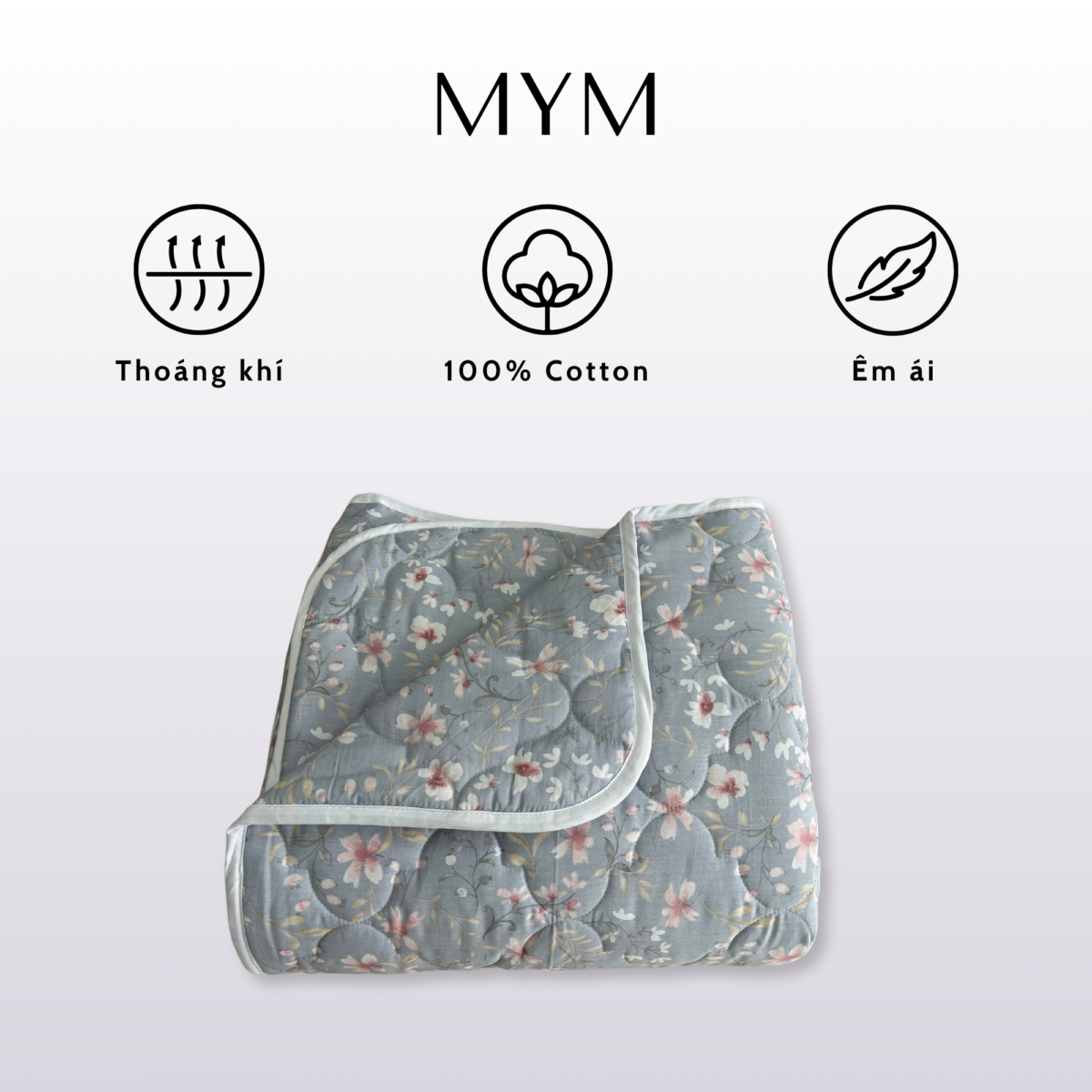 Chăn Cotton In Hoạ Tiết Mẫu 30