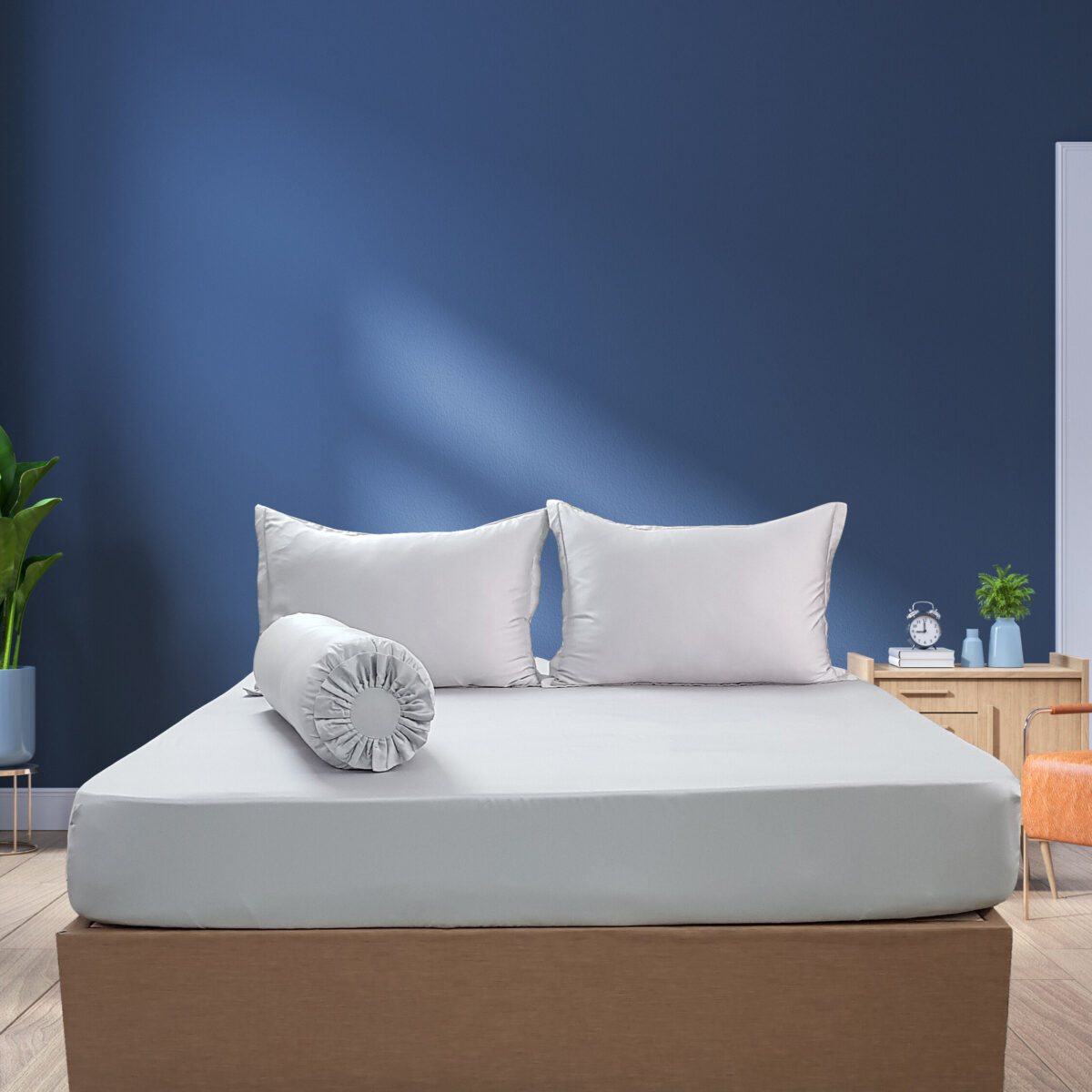 Bộ Drap Gối Tencel 1m6/1m8 Màu 02