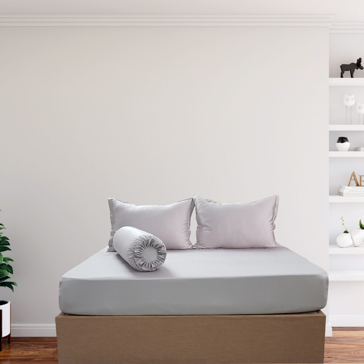 Bộ Drap Gối Tencel 1m6/1m8 Màu 07