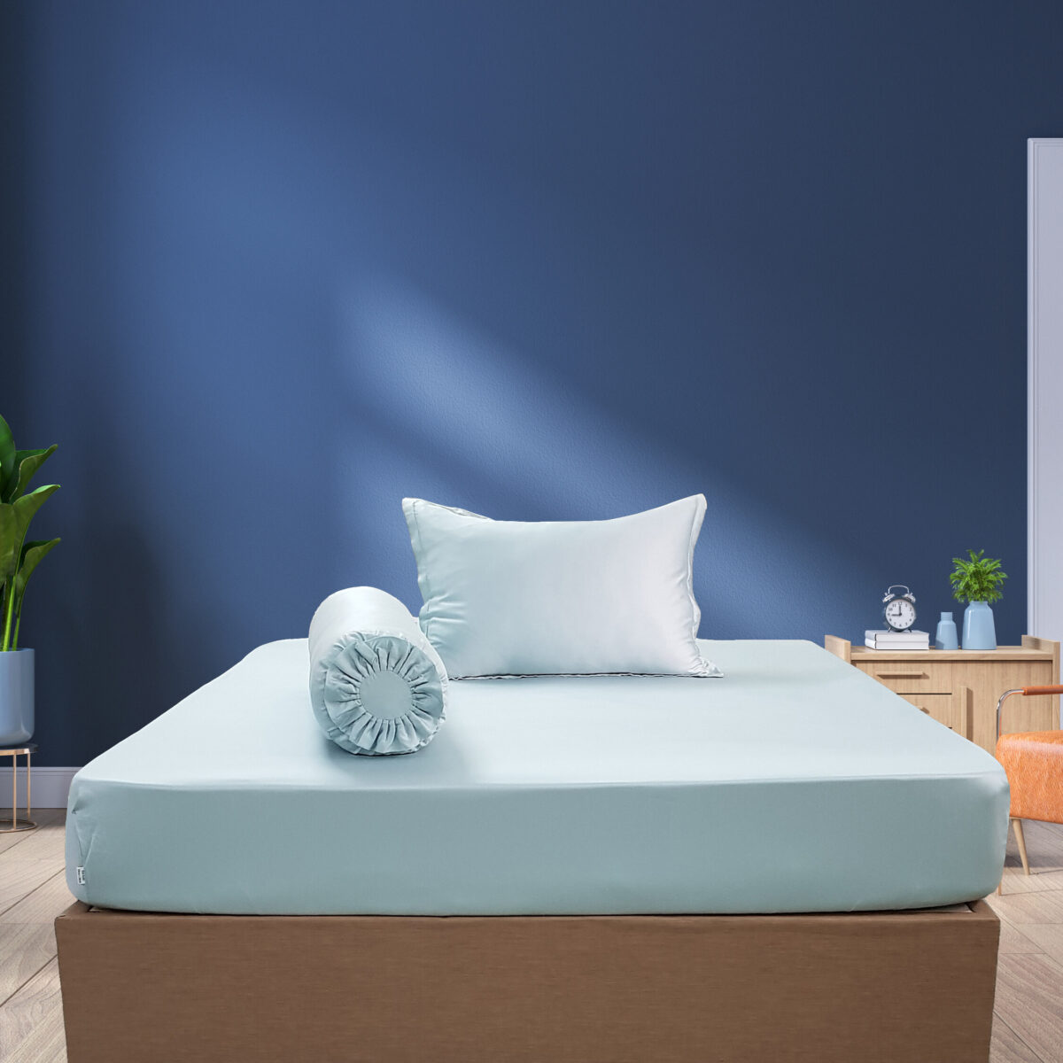Bộ Drap Gối Tencel 1m2/1m4 Màu 4