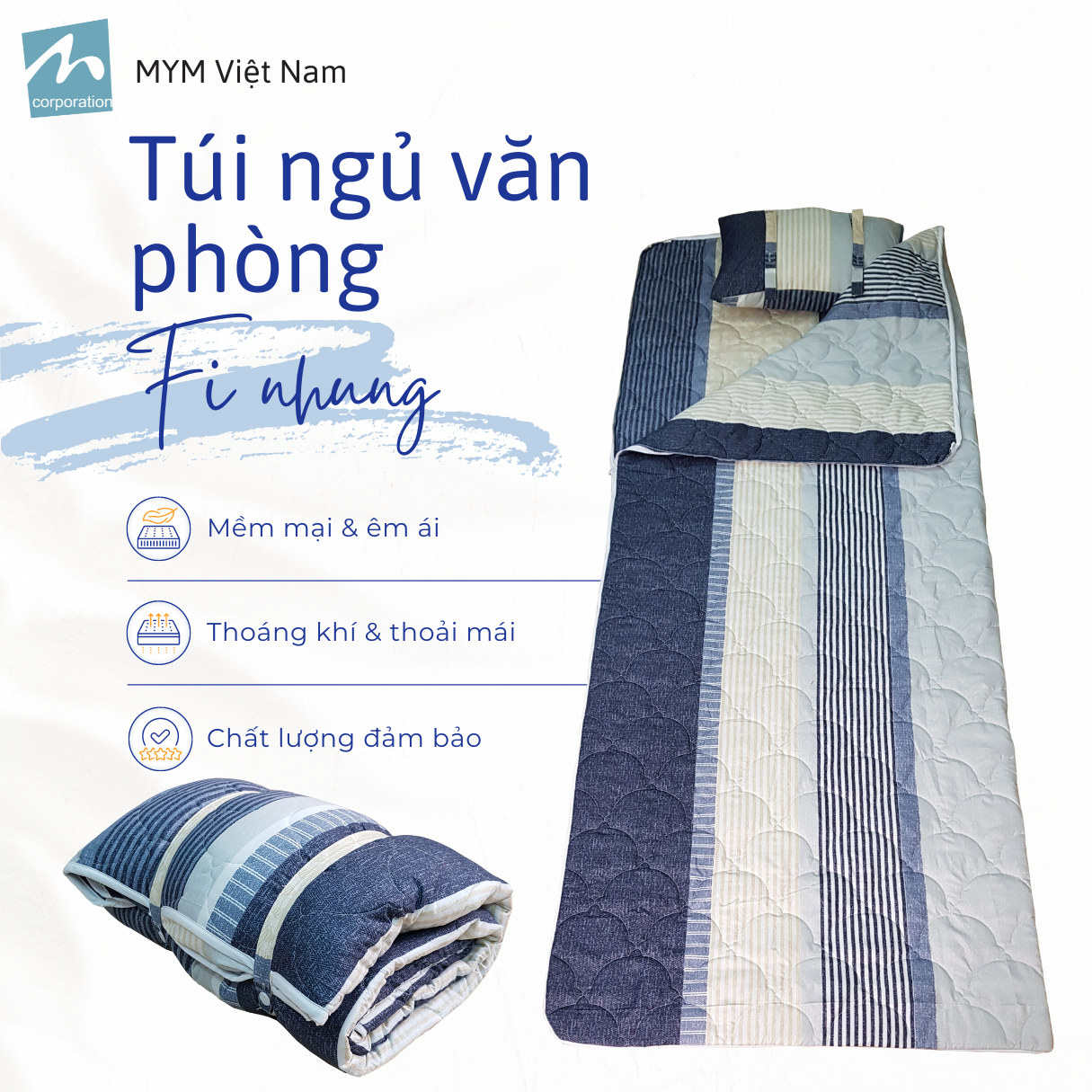 Bộ Túi Ngủ Văn Phòng CDT Mẫu 2