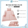 Bộ Chăn Gối Cho Bé Cotton Muslin Mẫu 1